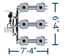 Load image into Gallery viewer, HydraMax 6 bucket, 3 Row RDWC System
