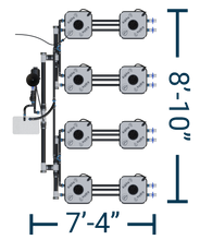 Load image into Gallery viewer, HydraMax 8 bucket, 4 Row RDWC System

