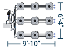 Load image into Gallery viewer, HydraMax 9 bucket, 3 Row RDWC System
