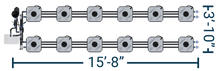 Load image into Gallery viewer, HydraMax 12 bucket, 2 Row RDWC System
