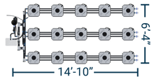 Load image into Gallery viewer, HydraMax 15 bucket, 3 Row RDWC System
