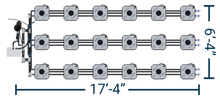 Load image into Gallery viewer, HydraMax 18 bucket, 3 Row RDWC System
