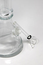Load image into Gallery viewer, 10“ Clear Blueberry Double Ring Soft Glass Beaker
