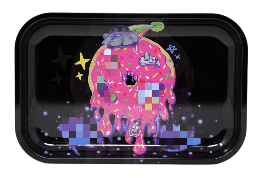 Cartoon Metal Rolling Tray - Design 1