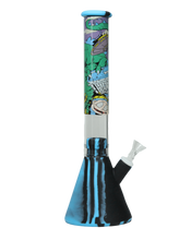 Load image into Gallery viewer, 14&quot; Glass Tube Silicone Beaker
