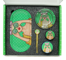 Load image into Gallery viewer, Telescope Girl Smoker&#39;s Gift Set
