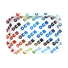 Load image into Gallery viewer, OCB Rainbow Metal Rolling Tray
