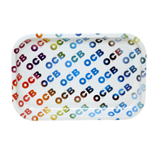 Load image into Gallery viewer, OCB Rainbow Metal Rolling Tray
