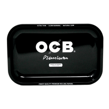 Load image into Gallery viewer, OCB Black Premium Metal Rolling Tray
