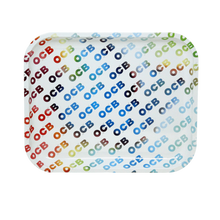 Load image into Gallery viewer, OCB Rainbow Metal Rolling Tray
