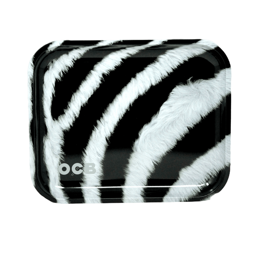 OCB Zebra Metal Rolling Tray - Large 11