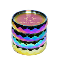 Load image into Gallery viewer, Diamond Shape Grinder - 55mm 4-Piece
