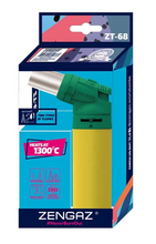 Load image into Gallery viewer, 6.5&quot; Zengaz Rubberized Pure Torch Lighter w/ Silicone Storage
