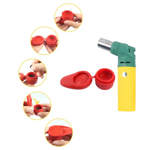 Load image into Gallery viewer, 6.5&quot; Zengaz Rubberized Pure Torch Lighter w/ Silicone Storage
