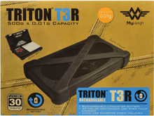 Load image into Gallery viewer, MyWeigh TRITON T3 Rechargable Scale - 500G x 0.01G
