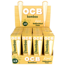 Load image into Gallery viewer, OCB Bamboo KS Pre-rolled Cones - 32 Packs/Box
