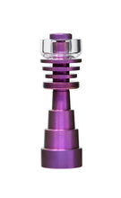 Load image into Gallery viewer, 6-in-1 Universal Anodized Titanium Nail - Purple
