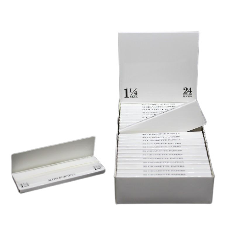 Perfectly Planin 1 1/4 White Rolling Papers - 24 Packs/Box