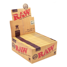 Load image into Gallery viewer, RAW Classic King Size Slim Rolling Papers - 50 Packs/Box
