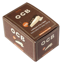 Load image into Gallery viewer, OCB Virgin Unbleached Filter Booklets - 25 Packs/Box
