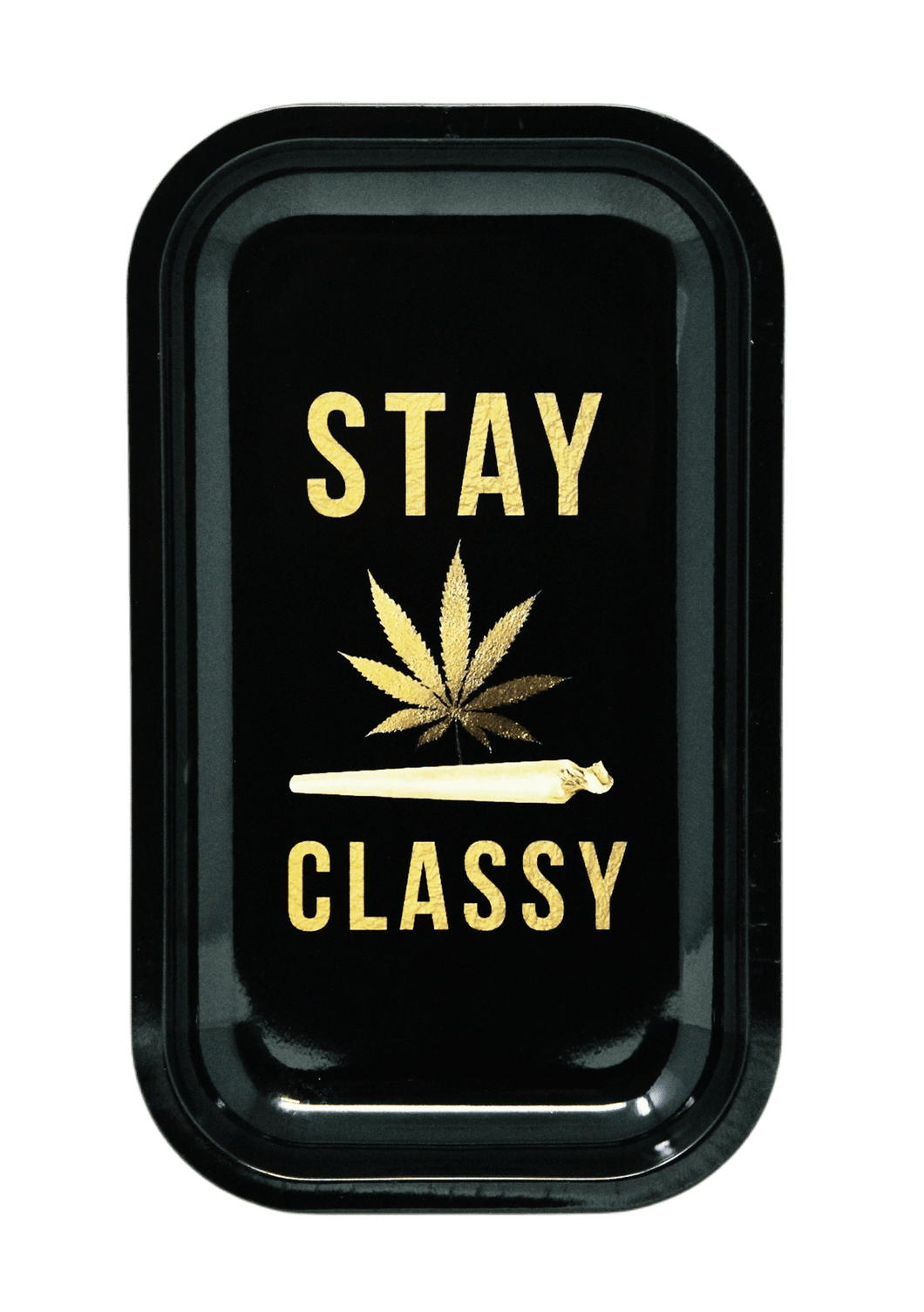 Stay Classy Metal Rolling Tray - 11
