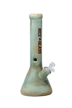 Load image into Gallery viewer, 13&quot; NICE GLASS Stonework Green Ceramic Beaker Bong
