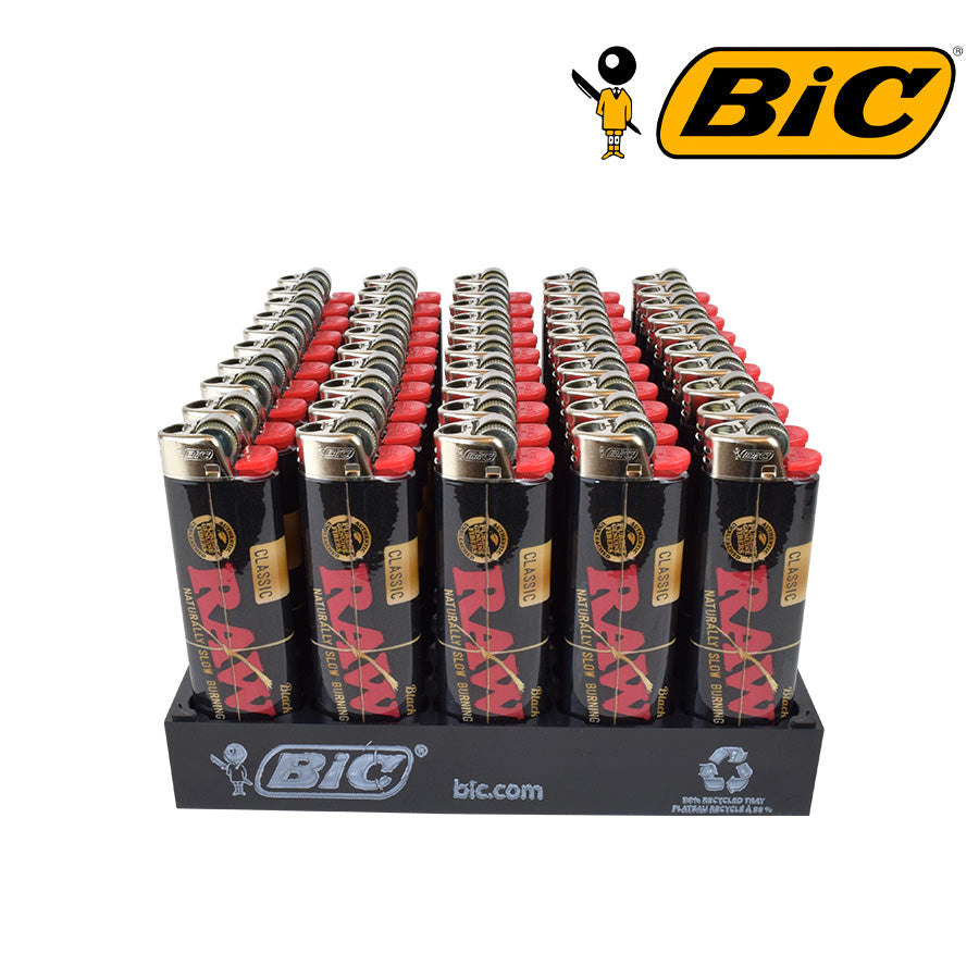BIC – RAW BLACK LIGHTERS 50'S/Display