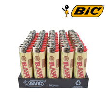 Load image into Gallery viewer, BIC – RAW ORGANIC LIGHTERS 50&#39;S/Display
