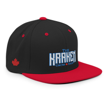 Load image into Gallery viewer, The Kraken Grow Shop Exclusive Embroidered Text Snapback Hat
