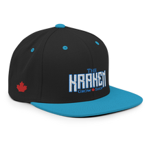 Load image into Gallery viewer, The Kraken Grow Shop Exclusive Embroidered Text Snapback Hat
