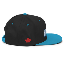 Load image into Gallery viewer, The Kraken Grow Shop Exclusive Embroidered Text Snapback Hat
