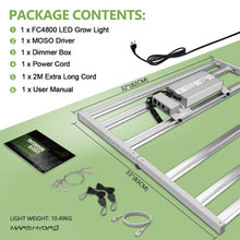Load image into Gallery viewer, MARS HYDRO FC 4800 SAMSUNG LM301B OSRAM COMMERCIAL LED GROW LIGHT
