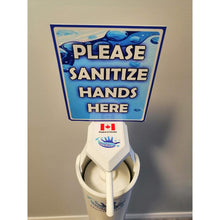 Load image into Gallery viewer, Illuminate Cannabis Co Hand Sanitizer Station w/ Foot Pedal Hands-Free Operation
