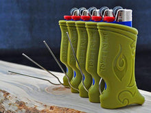 Load image into Gallery viewer, Toker Poker - Plain Assorted Colors Lighter Holder w/ Tamper, Poker, Wick Dispensing
