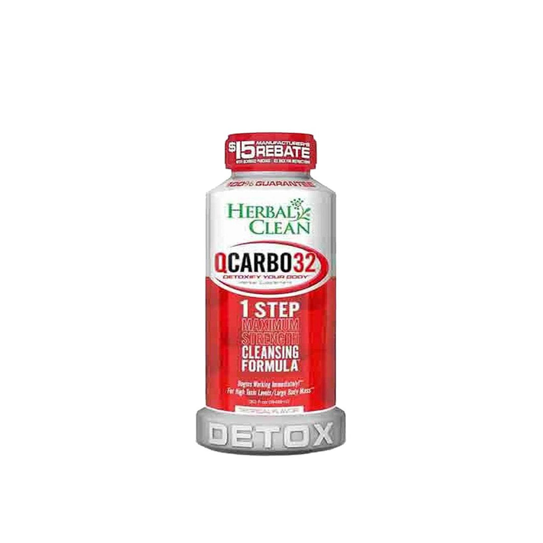 Herbal Clean QCarbo 32oz Tropical Flavor Detox Drink