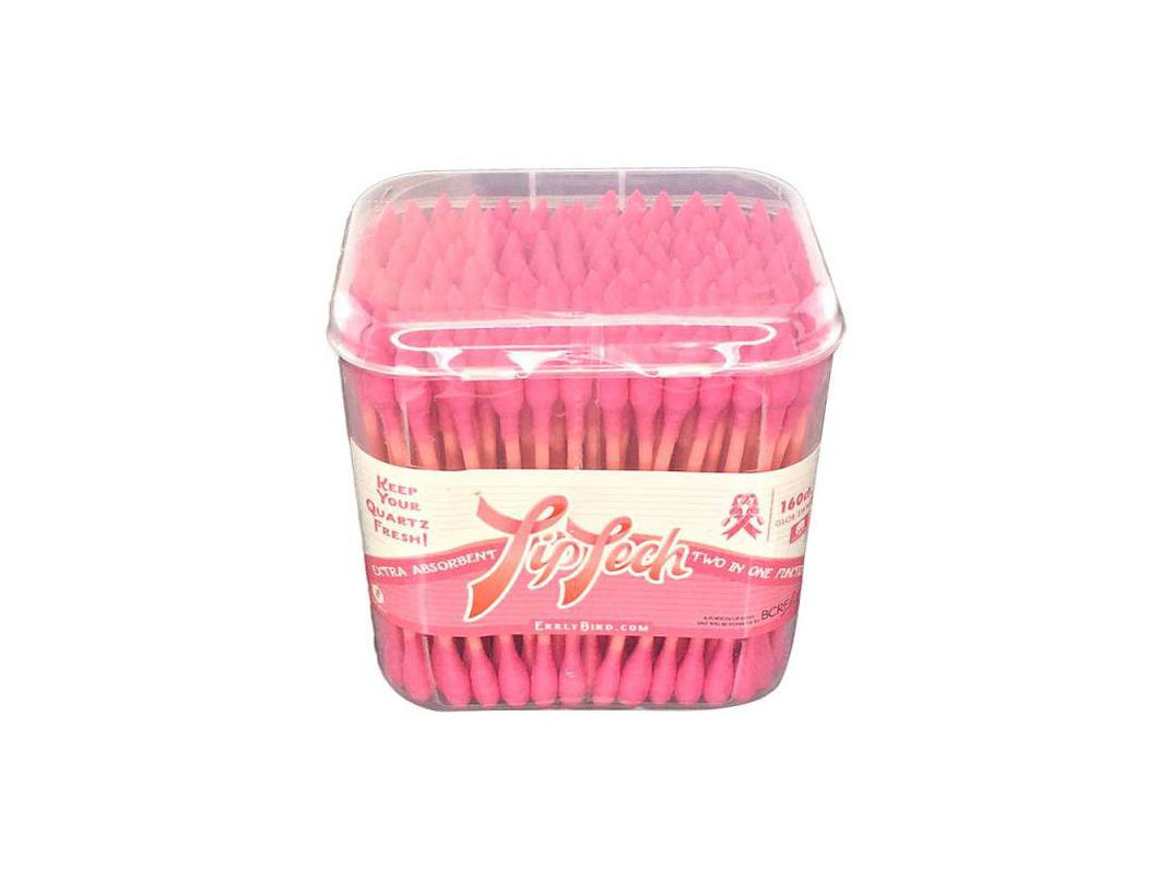 Tip Tech by Errly Bird V2 Cotton Swabs Pink (Regular & Pointed Ends)