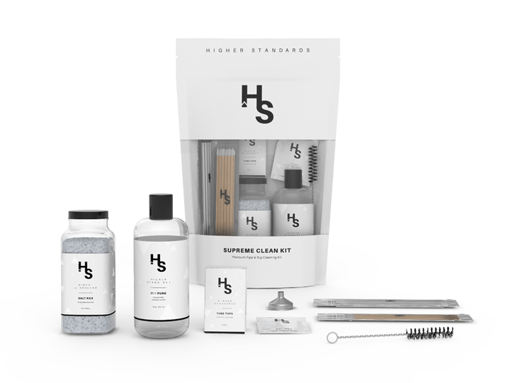Higher Standards Supreme Clean Cleaning Kit w/ Tube Tops, 99% Isopropyl, Salt Rox, Etc.