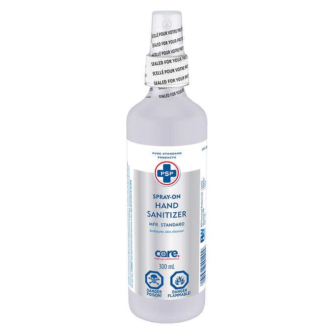 PSP Hand Sanitizer Spray Bottle 300ml / 10.14floz 70% Isopropyl Alcohol