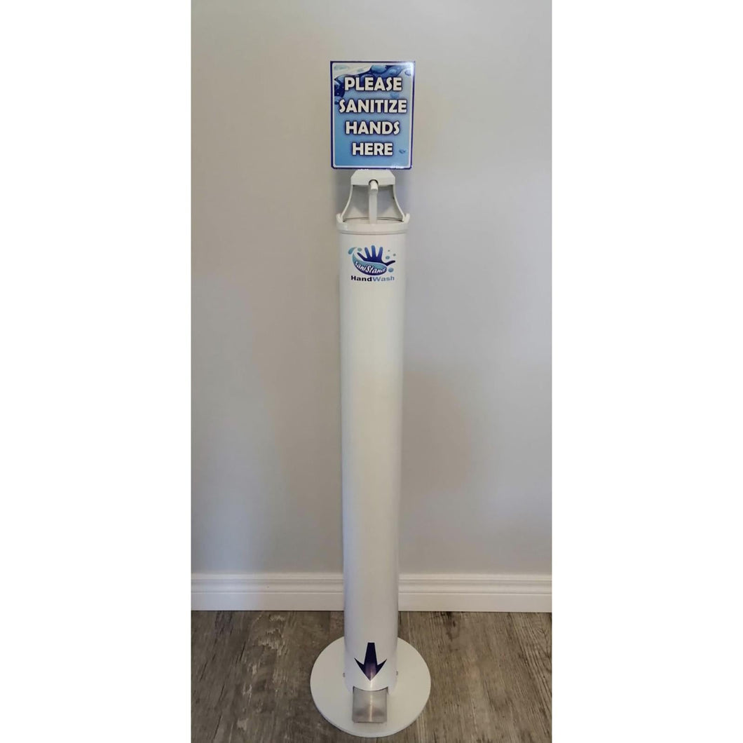 Illuminate Cannabis Co Hand Sanitizer Station w/ Foot Pedal Hands-Free Operation