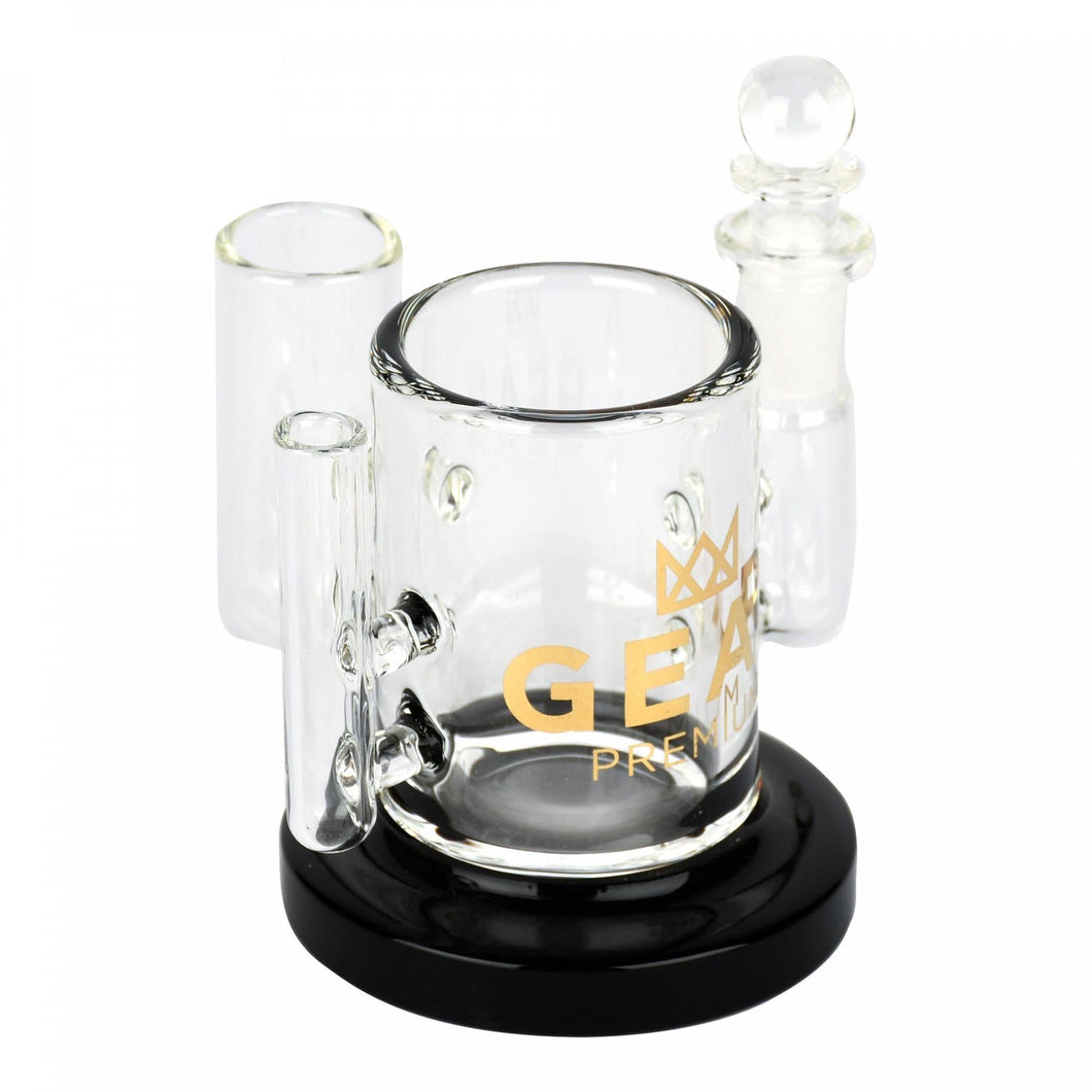 GEAR Premium Dab Station Glass Jar / Storage For Tools, Dabber, Swabs, etc.
