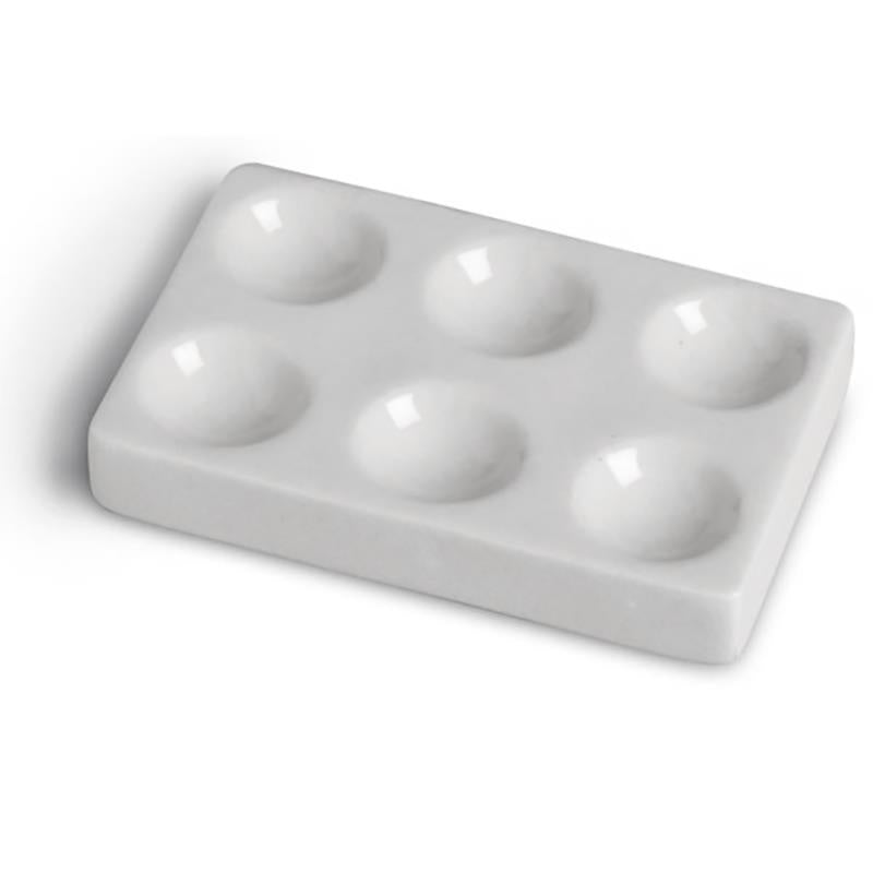 TestKitPlus Testing Tray 6-Well Porcelain