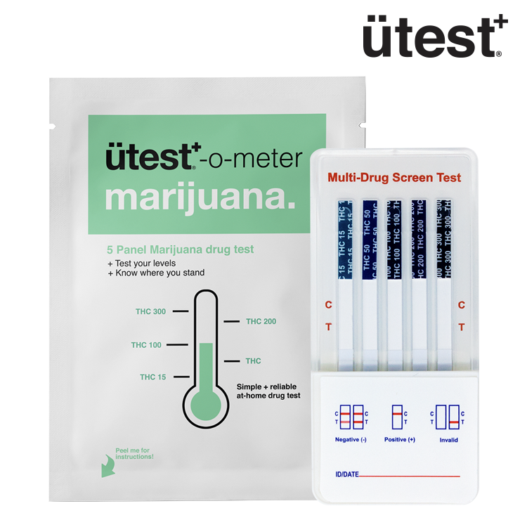 UTest Urine Test Kit 1Panel 1Test THC Multi Level Test 15ng, 50ng, 100ng, 200ng, 300ng